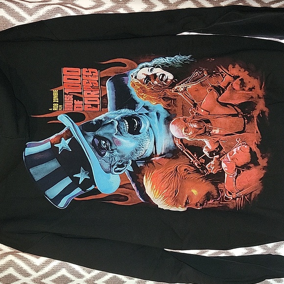 Terror Threads House Of 1000 Corpses "Howdy Folks" Zip Up Hoodie - Picture 5 of 7